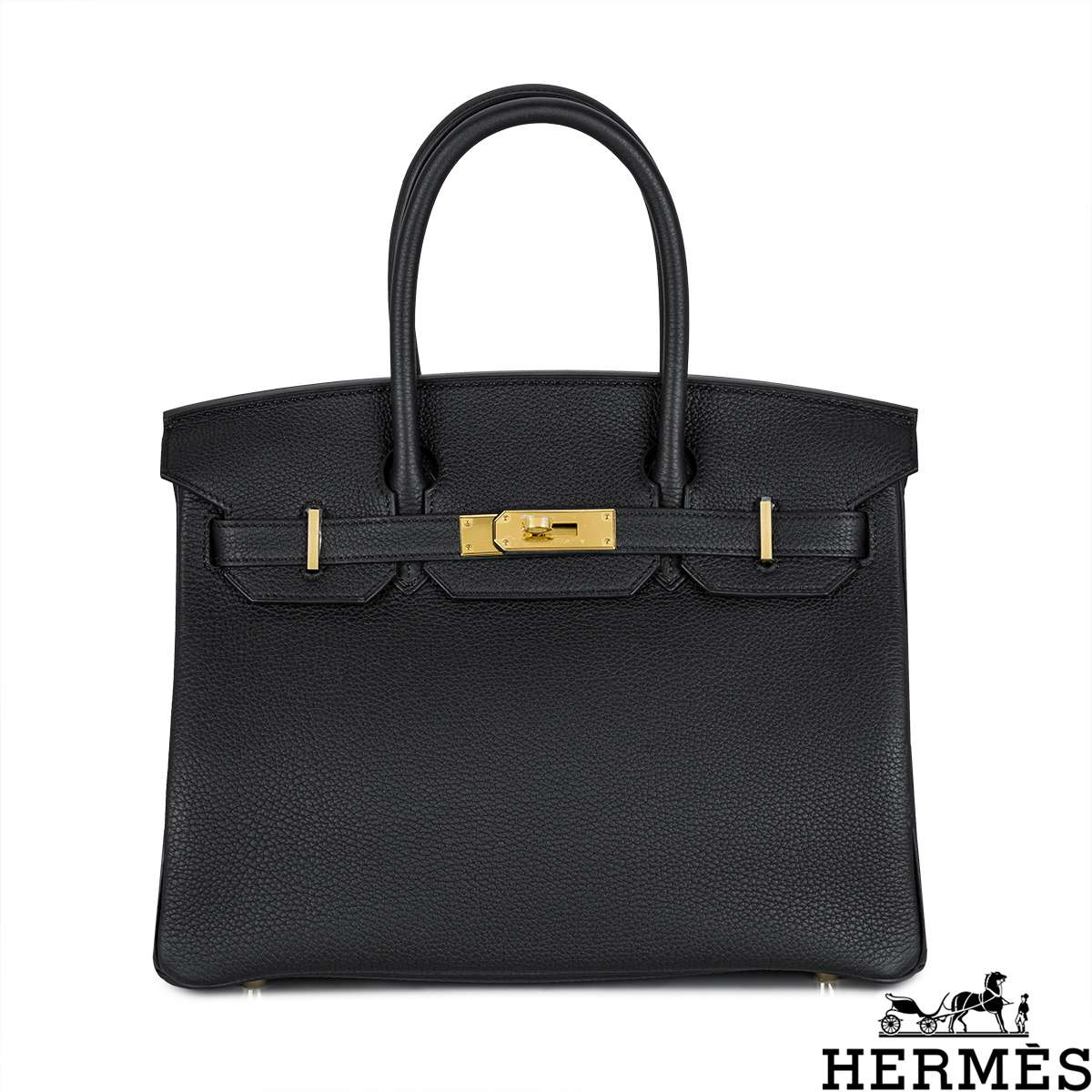 Hermes Birkin Bag 30cm Craie Togo Leather Women's Handbag Sale